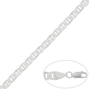 Cadena plata 925mm ancla - 6.50mm