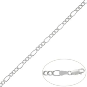 Cadena plata 925mm 3x1 - 4mm