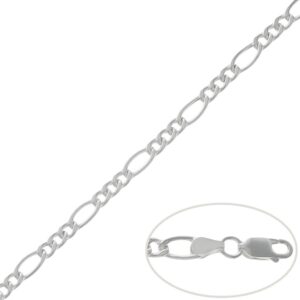 Cadena plata 925mm 3x1 - 5mm