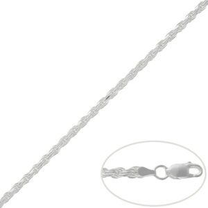 Cordon plata 925mm macizo - 3mm