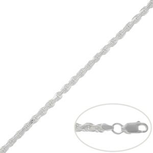 Cordon plata 925mm macizo - 3.50mm