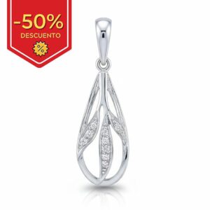 Colgante circonitas plata 925mm