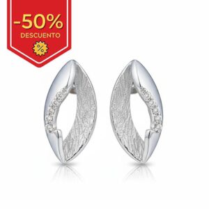 Pendientes circonitas plata 925mm