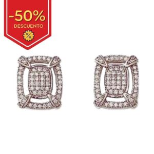 Pendientes plata 925mm circonitas