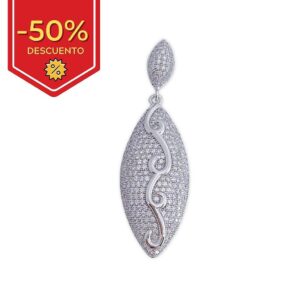 Colgante plata 925mm circonitas
