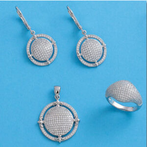 Sortija plata 925mm circonitas