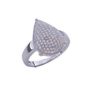 Sortija plata 925mm circonitas