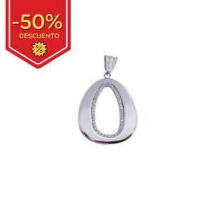 Colgante plata 925mm circonitas