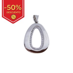 Colgante plata 925mm circonitas