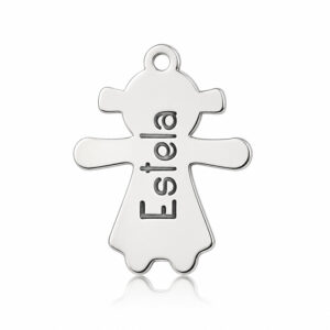 Coleccion nido · abalorio imperdible bebe plata 925mm niña