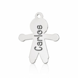 Coleccion nido · abalorio imperdible bebe plata 925mm niño