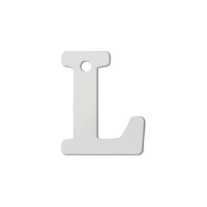 Coleccion nido · abalorio imperdible bebe plata 925mm letra