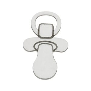 Coleccion nido · abalorio imperdible bebe plata 925mm chupete