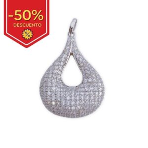 Colgante plata 925mm circonitas