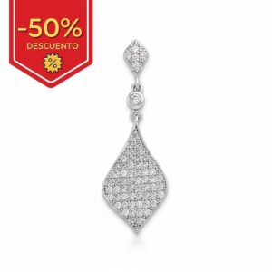 Colgante plata 925mm circonitas