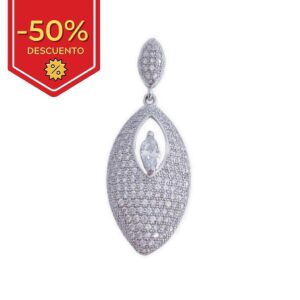 Colgante plata 925mm circonitas