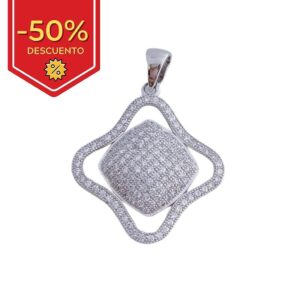 Colgante plata 925mm circonitas