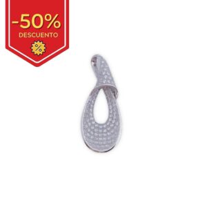 Colgante plata 925mm circonitas