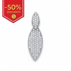 Colgante plata 925mm circonitas