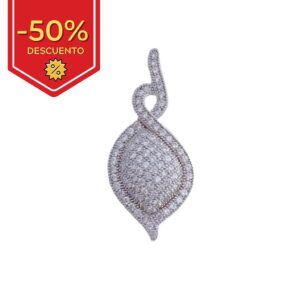 Colgante plata 925mm circonitas