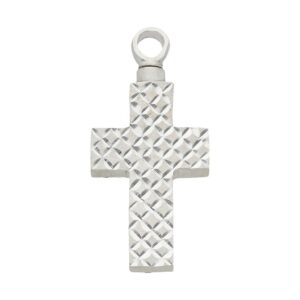 Guardacenizas plata 925mm cruz - 17x34mm
