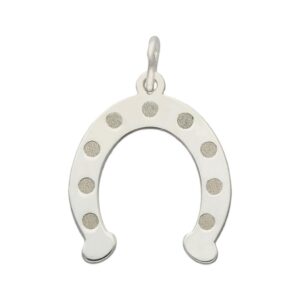 Colgante plata 925mm herradura
