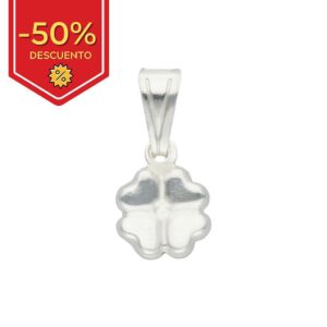 Colgante plata 925mm flor