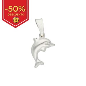 Colgante plata 925mm delfin pequeño