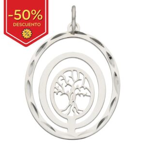 Colgante plata 925mm arbol de la vida