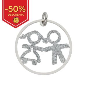 Colgante plata 925mm niños