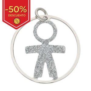 Colgante plata 925mm niño