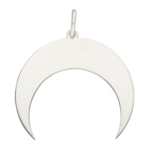 Colgante plata 925mm luna