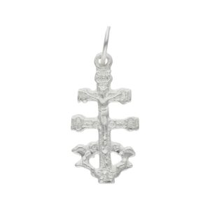 Cruz plata 925mm caravaca - 10x19mm