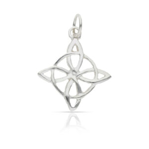 Colgante plata 925mm nudo de bruja - 17mm