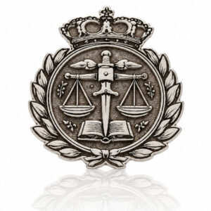 Pin plata 925mm insignia profesion