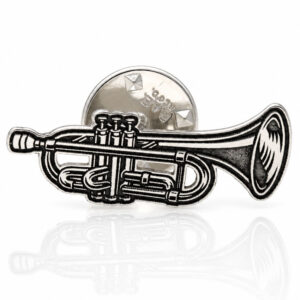 Pin plata 925mm trompeta
