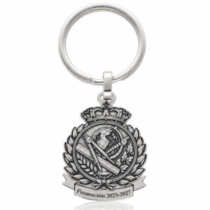 Llavero plata 925mm · insignia profesion