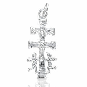 Cruz plata 925mm caravaca cristo - 10x23mm