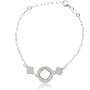 Pulsera plata 925mm 3 figuras