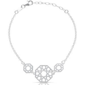 Pulsera plata 925mm taracea nazari