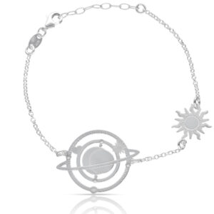 Pulsera plata 925mm universo