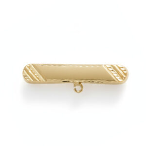 Alfiler oro 18kl bebe tallado