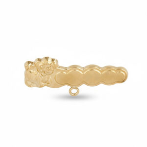 Alfiler oro 18kl oso