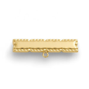 Alfiler oro 18kl bebe tallado