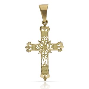 Cruz oro 18kl filigrana - 18x32mm