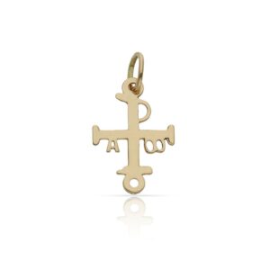 Cruz oro 18kl - 12x18mm