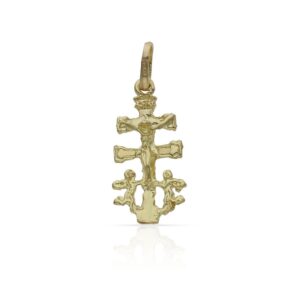 Cruz oro 18kl caravaca - 10x19mm