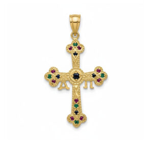 Cruz oro 18kl asturiana - 20x30mm