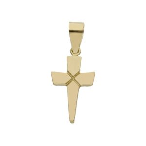 Cruz oro 18kl - 9x16mm
