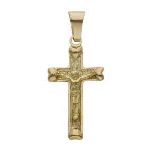 Cruz oro 18kl cristo - 19x35mm